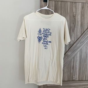 Vintage RVCA Artist Network Program, Cream T-Shirt, Size M